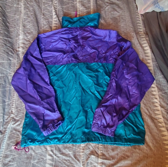 90s Columbia Windbreaker Half Zip Jacket - Picture 7 of 7